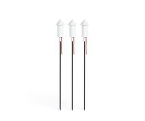 Prêt A Raquette Lampadaire 3 Pcs. Blanc