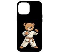 Prêt à se battre avec ce design d'ours en peluche de karaté Coque pour iPhone 12 Pro Max
