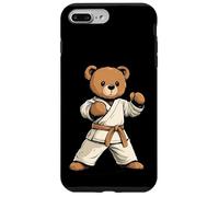 Prêt à se battre avec ce design d'ours en peluche de karaté Coque pour iPhone 7 Plus/8 Plus