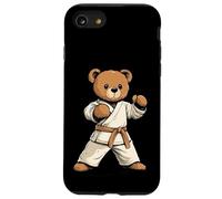 Prêt à se battre avec ce design d'ours en peluche de karaté Coque pour iPhone SE (2020) / 7 / 8