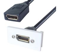 Prêt Fabriqúe Plaque Murale Module DisplayPort DP Femelle Femelle Panneau Montage [DisplayPort Socket]