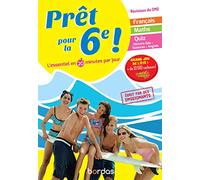 Prêt pour la 6e - cahier de vacances, révisions du CM2