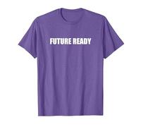 Prêt pour l'avenir T-Shirt, Homme, Violet chiné, 3XL