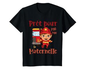 Prête pour la maternelle Pompiers Pin Pon T-Shirt