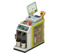 Pretend Grocery Store Counter, Realistic Kids Supermarket Play Checkout Station, Cartoon Shopping Counter Toy, Educational Role Play for Promotes Social Skills, Imaginative Fun Boys and Girls