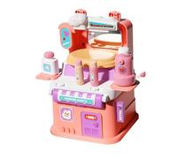 Pretend House Sets - Role Play Doll House with Handle | Educational Toy with Interactive Accessories, Portable Design for Kids Girls Boys Ages 3 to up, Playroom Fun and Imaginative Exploration