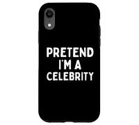 Pretend I'm A Celebrity Costume d'halloween Amusant Coque pour iPhone XR