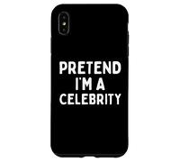 Pretend I'm A Celebrity Costume d'halloween Amusant Coque pour iPhone XS Max