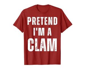 Pretend I'm a Clam Costume d'halloween Amusant T-Shirt
