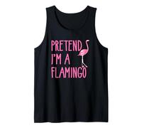 Pretend Im a Flamingo Pink Flamingo Halloween Costume Adult Débardeur