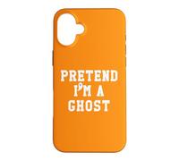 Pretend I'm a Ghost Lazy Halloween Costume Funny Ghost Scary Coque pour iPhone 16 Plus