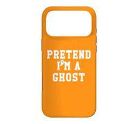 Pretend I'm a Ghost Lazy Halloween Costume Funny Ghost Scary Coque pour iPhone 17 Pro Max