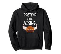 Pretend I'm A Viking Tee Drôle Halloween Costume Party Sweat à Capuche