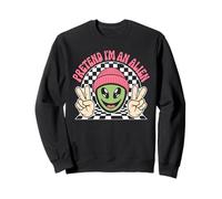 Pretend I'm an Alien Costume d'halloween Amusant Sweatshirt
