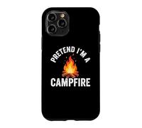 Pretend I'm Campfire Camping Holiday Funny Halloween Costume Coque pour iPhone 11 Pro
