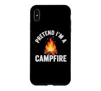 Pretend I'm Campfire Camping Holiday Funny Halloween Costume Coque pour iPhone XS Max