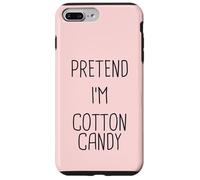 Pretend I'm Cotton Candy Costume d'halloween Facile à Utiliser Coque pour iPhone 7 Plus/8 Plus