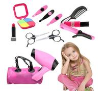 Pretend Makeup Set - Kids Hairdressing Play Set | Girls Styling Beauty Fashion Kit for Girls Children Birthday Gift