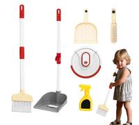 Pretend Play Educational Set - Pretend Play Vacuum, Educational Interactive Cleaner for Learning, Kids Cleaning Set, Imaginative Gear with High-Engagement Build, Developmental Aid for Tidying