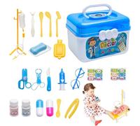 Pretend Play Jeu de docteur - Kit de Docteur Play House Toy Doctor Kit de jouet stéthoscope - Jeu de Docteur de Noël pour enfants à partir de 3 ans
