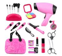 Pretend Play Makeup Set - Play Pretend Makeup Salon Set Toy,Girls Styling Beauty Fashion Kit for Girls Children Birthday Gift
