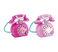 Pretend Play Phone - Vintage Landline Toy, Storytelling Musical Telephone Handset, Simulated Calling Activity Device, Interactive Wired Communication Toy | Kids Boys Girls Nursery Bedroom Travel