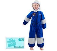 PRETEND TO BEE Costume d'astronaute/d'astronaute pour enfant, costume spatial bleu, 3 à 5 ans