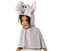 Pretend to Bee Déguisement Cape Éléphant pour Enfants, Gris 3-7 Ans