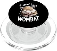 Pretend Wombat Dormir Drôle Wombat PopSockets PopGrip pour MagSafe