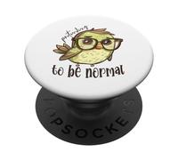 Prétendant être Un Oiseau Insolite Normal PopSockets PopGrip Adhésif