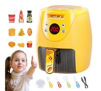 Prétendant Jeu de Cuisine - Jouet de friteuse à air Musical avec Nourriture Qui Change de Couleur | Kids Chef Grill Playset Effets sonores, Cuisine Amusante pour Les garçons et Les Filles