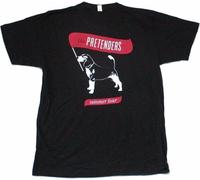 Pretenders Summer Tour 2007 Dog Image Black Mens Women T Shirt 100% Cotton New Official85215 Manches Courtes(XX-Large)
