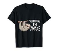 Pretending I'm Awake Humeur endormie, bâillement |- T-Shirt
