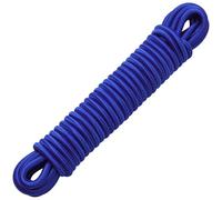 PRETEX Corde Elastique 8mm Bleu - Tendeur Élastique 10m pour Attache Bache - Sangle Fil Cordelette Sandow pour Bâche Piscine Tendeur Cable Velo Porte Bagage Remorque Camping
