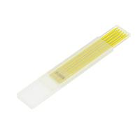 Pretfy 24pcs Carpenter Crayon Fiable Accessoire Refill HB Graphite (Jaune)