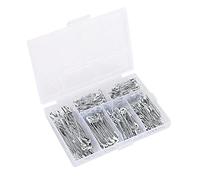 Pretfy 250pcs Pin de sécurité Accessoires de Couture - Argent en Acier à Haute Résistance pour Décoration Vêtements et Courtepointe