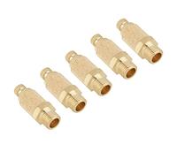 Pretfy 5pcs / Réglage en Laiton Pneumatique Silencieux Silencieux de de Flux Flux Vitesse 1/8 Bsp Vanne