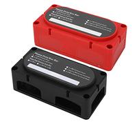 Pretfy Bloc de Distribution d'alimentation de 2pcs 4 étalons 300a Barre Bus Batterie Universelle pour le Bateau Yacht RV Voiture 12-48V