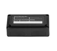 Pretfy Boîte à Barres de Bus 300A Bloc de Distribution, Jonction électrique avec Bornes à Bornes en Acier Inoxydable M10 pour RV, Yacht, Automobile, Marin (Noir)