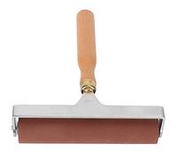 Pretfy BRayer Soft Flexible Compact Device Scroving Scrapbooks Block Paint Rubber Paint Printmaking Brosse de Peinture Robuste pour l'artisanat (15 cm)