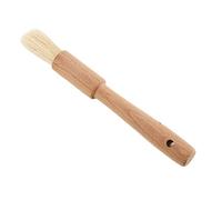 Pretfy Brosse de Barbecue en Bois, Pinceau à Pâtisserie, Outil de Cuisine au Beurre Sauce à l'huile (Brosse à poignée ronde)