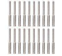 Pretfy Burr Burr Tool de Réparation d'accessoires de Haute Performance 404 Set Fichier Gravure Emery 20pcs Matériel (4 mm)