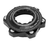 Pretfy Centre de Frein à Vélo Accessoire de Kit Robuste et Adaptateur élevé Boulons Noirs Rouges Aluminium (Noir)