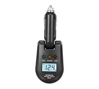 Pretfy Compteur de Batterie de Voiture avec écran LCD, 12-24V | Facile à utiliser, affichage graphique à barres, indication de tension, tests automobiles