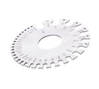 Pretfy Côtés en Acier Inoxydable Unité Haute Performance Metworkers Mesureur Épaisseur Ronde Règle Tester de Fil de Fil - Solution qualité Professionnelle