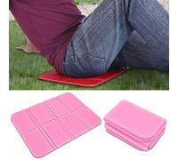 Pretfy Coussin de Coussin de Tapis Pique-Nique Imperméable Pliable pour Les Activités Camping et Plein Air (Rose)