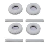 Pretfy Coussinets D'oreillettes de Remplacement pour écouteurs PX200 PX100 PX80, Mousse à Mémoire de Forme Confortable, Amélioration du Son pour Un Usage Quotidien, 4 Pièces (Gris)