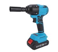 Pretfy Jeu de Clés à Chocs 400 Nm avec Double Batterie Longue Durée pour la Réparation de Pneus Voiture, Moteur sans Balais, clé à Chocs 1/2", Batteries 3,0 Ah (2 piles et 1 chargeur Prise UE