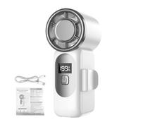 Pretfy Mini Ventilateur Portatif avec Batterie Rechargeable, Clip-on | Flux d\'air léger à plusieurs vitesses, idéal pour une utilisation en extérieur