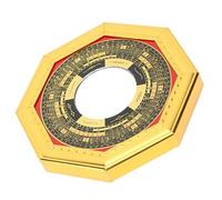 Pretfy Miroir de Bagua Concave du Feng Shui Chinois Traditionnel, 5,3 Pouces de Bois, pour la Pendaison Extérieure Richesse et Chance (Diamètre 13,5 cm miroir convexe)